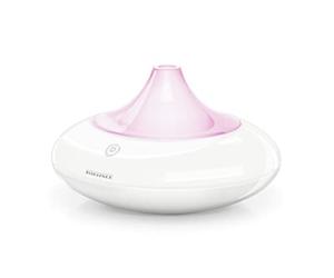 Soehnle Design Aroma Diffusore Ravenna in bianco con tecnologia di nebulizzazione a ultrasuoni, nebulizzatore per la profumazione con acqua e olio profumato, diffusore di aromi con cambio di colore