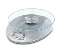 SOEHNLE Roma bilancia cucina digitale ARGENTO pesa da 1 gr. a 5 kg. piatto vetro