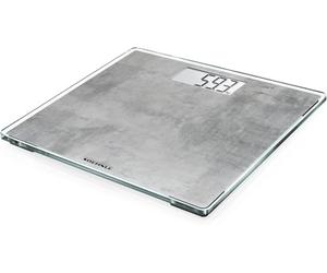Soehnle Style Sense Compact 300 Bilancia pesapersone, Bilancia digitale display LCD, Bilancia pesa persona digitale piedi antiscivolo, grigio Concrete