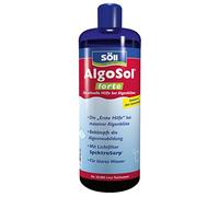 Söll 12274 alghicida, AlgoSol Forte, Contro Le alghe nel laghetto ostinate, Fondi alghe per alghe filamentose, 1 l, Rosso
