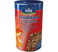 Söll 18800 - Bastoncini colorati per stagno, 1 l, proteine, vitamine e oligoelementi per una dieta equilibrata, per rafforzare le difese e i pesci di stagno vitali