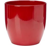 Soendgen ceramica - Vaso per fiori Basilea Full Color, bordeaux, 19 x 19 x 18 cm