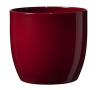 Soendgen ceramica - Vaso per fiori Basilea Full Color, bordeaux, 24 x 24 x 23 cm