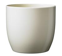 Soendgen ceramica - Vaso per fiori Basilea Full Color, vaniglia, 24 x 24 x 23 cm