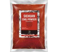 Soeos Polvere di peperoncino Sichuan, 454 g, scaglie di peperoncino rosso medio caldo, essiccato e schiacciato, peperoncino in polvere di alta qualità per pizza, zuppa, frutti di mare e pasta