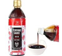 Soeos Teriyaki marinata e salsa, 500 ml, gusto dolce e salato, perfetto per arrostire, grigliare, marinare, salsa versatile per carne, salmone, pasta e verdure, facile da versare