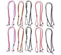 SOESFOUFU 10 Pezzi Cinturino per Occhiali Regolabile Elastico Antiscivolo, Cordino Resistente per Occhiali Sportivi, per Uso All'aperto Tutto Giorno