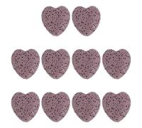 SOESFOUFU 10 pietre diffusore di fragranze per la casa - Diffusore di oli essenziali a forma di cuore - Pietra ornamentale per aromaterapia vulcanica per soggiorno, ufficio, auto
