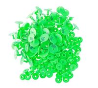 SOESFOUFU 100 Pezzi Etichette Auricolari in Plastico per Bestiame Numeri da 1 a 100, Design Monopezzo Antierrore e Taglio Pulito per Capre e Maiali