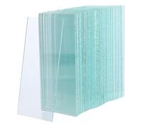 SOESFOUFU 100 pezzi Lente Trasparente di Ricambio per Maschera Protettiva da Saldatura Copertura in Vetro per Elmetto Saldatore Accessori per Protezione Occhi per Lavori di Saldatura Taglio