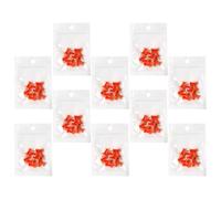 SOESFOUFU 100 Pezzi Punte per Bottiglie di Colla Ciglia in Plastica e Metallo, Ago Apri Flacone Compatto per Prevenire Intasamento, Tappo Sigillante Portatile per Uso Prolungato in Estetica