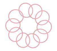 SOESFOUFU 100pezzi Elastici per Capelli Rossi Sottili e Colorati Piccoli Elastici in Gomma per Acconciature Adatti Tutti i Tipi di Capelli e Utilizzabili in Molte Occasioni