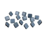 SOESFOUFU 16 Pezzi Protezioni per Pavimento in Ferro Ptfe, per Mobili | Scorrimento Fluido, Montaggio Semplice, per Gambe di Divani e Scrivanie, Tutela Parquet e Riordino