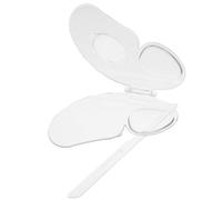 SOESFOUFU 1set Palette Di Miscelazione Acrilica Trasparente Per Fondotinta Vassoio Per Makeup Professionale e Personale Design Elegante Forma Di Farfalla Strumento Indispensabile Per Trucco