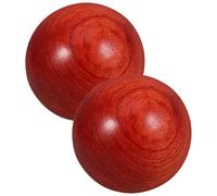 SOESFOUFU 2 Palline da Massaggio in Legno Baoding per Mani, Palla da Ginnastica Cinese per Rilassamento Muscolare, Set Compatto per Massaggi Portatile Adatto a Viaggi e Fitness