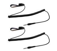 SOESFOUFU 2 pezzi Braccialetti ionici per disintossicazione plantare - Cinturino di ricambio per macchine spa ioniche - Fascia elastica regolabile con cordino a spirale per la maggior parte dei