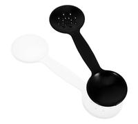 SOESFOUFU 2 pezzi Occlusore Oculare Palmare in PP Nero e Bianco Antiscivolo ed Ergonomico Strumento Professionale per Test della Vista Adatto Tutte le Età