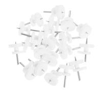 SOESFOUFU 20 Pezzi Ganci Invisibili per Quadri in Plastica Bianca Installazione Facile per Appendere Decorazioni e Foto senza Tracce Sul Muro