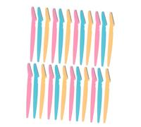 SOESFOUFU 24 Pezzi Rasoio Sopracciglia in Acciaio Inossidabile per Modellatura Precisa Design Compatto e Resistente Trimmer Unisex