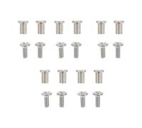 SOESFOUFU 2sets Viti di Ricambio per Occhiali in Materiale Resistente Kit Pratico per Riparazione Montature da Vista Lettura e Occhiali da Sole
