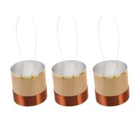SOESFOUFU 3 Pezzi Bobina Voce per Bassi 38,5mm 1,5 Pollici 3,5ω | Rame, Marrone, per Sistemi Audio e Applicazioni Woofer, Resistenza Stabile e Durata Affidabile