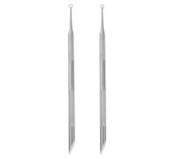 SOESFOUFU 3 pezzi Spingi Cuticole Pulisci Unghie: Strumento per Manicure con Anello Rotondo e Estremità Inclinate Pelapatate per Cuticole per la Rimozione dello Smalto in Gel Cura Precisa delle