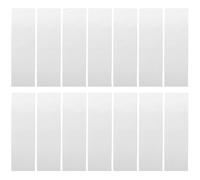 SOESFOUFU 50 Pezzi Carta Isolante per Colorazione Chioma in Pe Resistente Strappo per Uso Salone Strisce per Messa in Evidenza Chioma Bianco per Strumenti Parrucchieri