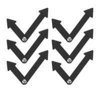 SOESFOUFU 6 lancette per Orologio per la Classe - Lancette in plastica per insegnare a Leggere l'ora, Accessori per Orologi per Studenti, Fai da Te