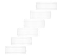 SOESFOUFU 6 Pezzi Display Nail Art Board con Tip Trasparenti per Smalti Gel Vassoio Colori per Saloni e Pratica DIY Facile Pulizia e Cambio Rapido