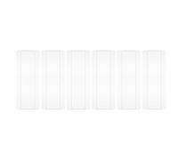 SOESFOUFU 6 Pezzi Nail Color Board con Tip Trasparenti Tavoletta Plastica per Esposizione Smalti Palette per Pratica Nail Art e Display Campioni per Saloni Professionali