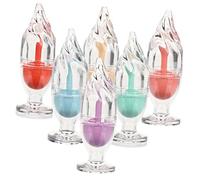 SOESFOUFU 6 Tubi Di Riempimento Per Lucidalabbra A Forma Di Flaconi Per Lucidalabbra Da 5 Ml A Prova Di Perdite Per Colori Casuali