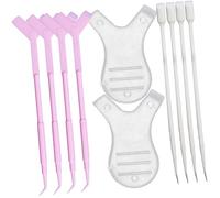 SOESFOUFU 60pezzi Strumenti Per Estensione Ciglia Brush e Stick Per Laminazione Ciglia Professionale Per Grafting e Comodo e Ergonomico Per Uso Prolungato