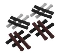 SOESFOUFU 8 Paia Manicotti Antiscivolo per Occhiali in Nailon e Poliuretano Design a Maglia alla Moda, Compatibilità e Comfort per Uso Quotidiano e Incontri Sociali