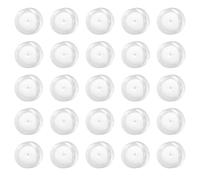 SOESFOUFU Accessori Orecchini in Silicone 100 Pezzi Tappi Piatti per Orecchini Bloccaggio Protezione Orecchie per Piercing e Trafitti