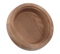 SOESFOUFU Base in Legno Rotonda Staccabile per Grattugia Formaggio a Cono, Supporto Antiscivolo in Legno Massello per Utensile da Cucina, per Uso Alimentare