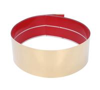 SOESFOUFU Battiscopa in acciaio inox per porte, 15 x 99 cm, autoadesivo, per ingressi domestici e commerciali, facile da applicare con la tecnica "stacca e incolla", finitura dorata.