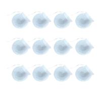 SOESFOUFU Buste Rotonde in Carta 75mm 100 Pezzi Sacchetti Filtro per Tè e Spezie, Adatti per Preparare Profumi e Decotti