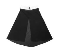 SOESFOUFU Cappello da suora, accessorio per costume, velo da suora da donna con croce, accessorio religioso per feste di Halloween, velo formale da clero cattolico per cosplay.