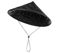 SOESFOUFU Cappello Samurai in Bambù Intrecciato a Mano, Leggero e Portatile, per Cosplay e Spettacoli su Palco, Design Elegante Nero da 36cm Colore Casuale