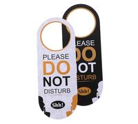 SOESFOUFU Cartello Porta Do Not Disturb in Durevole Doppia Faccia per Ufficio Hotel e Casa Appeso Pomello per Sala Riunioni e Riposo