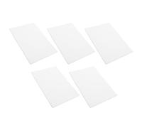 SOESFOUFU Confezione Da 5 Quaderno Bianco Portatile 50 Pagine Spesse e Lisce, Design Facile da Strappare per Uso Scolastico e Professionale