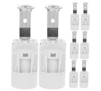 SOESFOUFU Confezione da 8 portalampade E14: portalampada con base a candelabro - ricambio per lampadari a incandescenza, LED e a candela - base a vite e resistente alle alte temperature