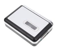 SOESFOUFU Convertitore da Cassetta a MP3 USB senza Installazione, Lettore di Cassette Portatile in Plastica Argento, Per Casa e Viaggi, Supporta Trasferimento Diretto su Chiavetta USB
