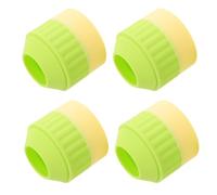 SOESFOUFU Coperture Antiscivolo per Manopole di Porte in Silicone 4 Pezzi, Impugnatura Facile per Anziani, Protezione Antiurto Bordo Arrotondato per Ingressi e Bagni