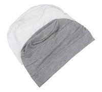 SOESFOUFU Cuffia da Notte Design Elastico per Pazienti Oncologici in Cotone 2 Pezzi Previene Polvere e Grovigli, per Pulizie e Cura del Viso
