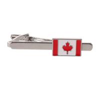 SOESFOUFU Fermacravatta Canada - Fermacravatta con bandiera per uomo - Spilla formale patriottica per avvocato, soldato, banchetto, conferenza, discorso, regalo per la festa del papà