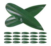 SOESFOUFU Foglie di Bambù Stuoia Decorativa Design Tradizionale Giapponese 100 Pezzi Riutilizzabile per Sushi per Sashimi per Ristoranti e Riunioni Familiari