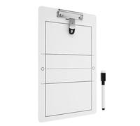 SOESFOUFU Lavagna Tattica Pallavolo Bianca in PVC per Allenatori | Doppia Faccia, Uso per Training e Matches, Comunicazione Migliorata e Impiego Versatile