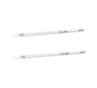 SOESFOUFU Matite per Sopracciglia Impermeabili 2 Pezzi Colore Bianco Realizzate in Legno Applicazione Delicata Makeup Resistente All'acqua per Occhi Professionale