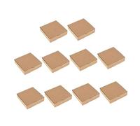 SOESFOUFU Mini Scatole per Pizza 10 Pezzi in Cartone, Contenitore per Panetti Pizza e Confezione per Biscotti, per Feste, Ristoranti e Confezioni Regalo Artigianali
